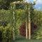 LAPOOH Arche avec treillis, arche de jardin extérieur, rosier grimpant, arche de mariage, arche pour plantes grimpantes, arche de fleurs, bois massif de pin imprégné 110 x 60 x 220 cm