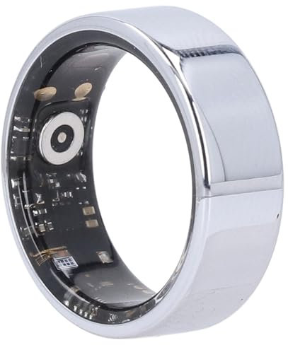 Vikye Smart Ring Health Tracker, Anneaux de santé Portables de Suivi du Sommeil, Anneaux de Suivi de la Condition Physique pour Femmes et Hommes, avec Plusieurs Modes de Sport (Silver)