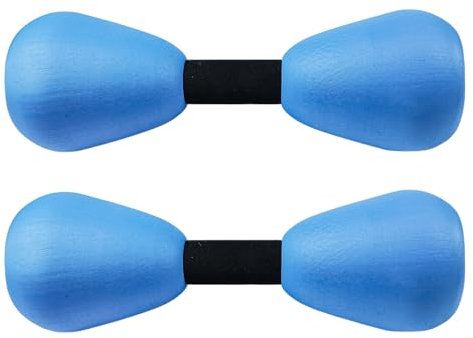 VOANZO Lot de 2 haltères Aquatiques pour Piscine, Fitness, aérobic Aquatique, Exercice de résistance en Mousse Eva, équipement de Fitness Aquatique pour Perte de Poids, Yoga, entraînement Flottant