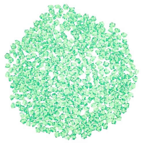 MAGICLULU Künstliche Acryl Eiswürfel 450 Stück mit Hohem Simulationseffekt Leicht und Leicht Verformbar Unregelmäßige Form als Fotorequisite und Tischdekoration