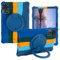 YKWXSC Funda para Blackview Tab 90 WiFi Tablet 11 Pulgada, Soporte Giratorio 360° y Correa de Mano/el Hombro Silicona antigolpes Funda para Blackview Tab 90 WiFi Tablet 11 Pulgada, Azul Oscuro