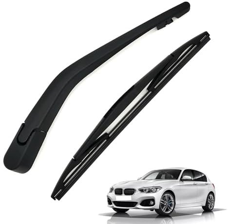 Fmesoo Rear Windscreen Wipers,for BMW 1 SERIES F20 Back Windshield Wiper Arm Blade Assembly Replacement All Season Natural Clean Window