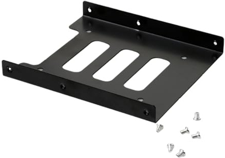 1SET 2.5 to 3.5 Internal SSD Hard Disk Drive Bay Holder Metal Mounting Bracket Adapter for Computer Chassis Hard Disk Drive Bay