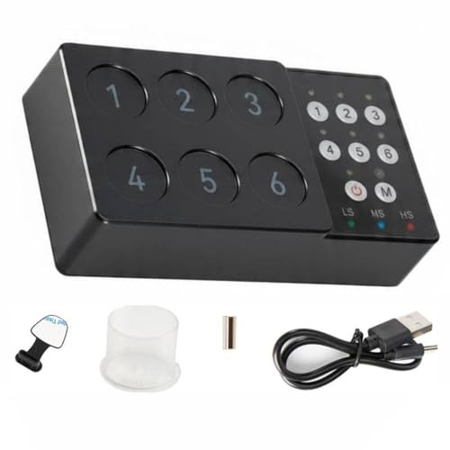 KiBcsLic Mixer Colori Tatuaggio Portatile Agitatore Inchiostro Body Art Mescolamento Uniforme Miscelatore Colori Smalto per Tatuatori, Studio di Tatuaggi, Array, Nero