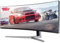 Samsung Monitor Gaming CHG9 (C49HG90), Curvo (1800R), 49, 3840x1080 (Dual FHD), 32:9, HDR 600, VA, 144 Hz, 1 ms, FreeSync 2, HDMI, USB 3.0, Display Port, Ingresso Audio, HAS, PBP, Nero
