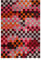 Esprit Home I Moderner Kurzflor Teppich - Läufer aus Wolle für Wohnzimmer, Flur, Schlafzimmer I Pixel I Rot Orange Grau Silber Pink I (170 x 240 cm)