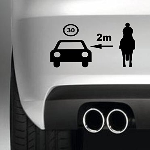 South Coast Stickers Euro Horse Gap 30KM Sticker Funny Bumper Sticker CAR Van 4X4 Window PAINTWORK Decal Euro Left Hand Drive