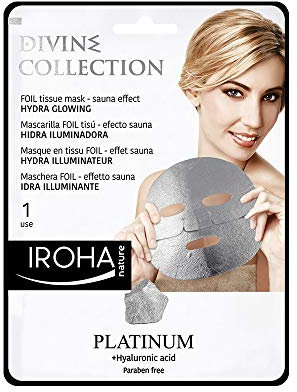 Iroha Divine Collection Gesichtsmaske Hydra Glowing mit Platinum & Hyaluronsäure