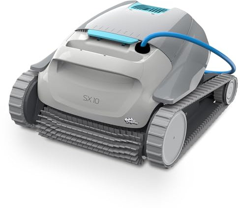 Dolphin SX 10 – Robot Limpiafondos de Piscina Automático - para Piscinas Enterradas y Elevadas de hasta 8 m - Tecnología CleverClean - Accesorios Piscina - Garantía de 2 Años