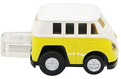 OneSquareCore Clé USB 16GB Bus Forme USB 2.0 Pendrive Memorias Flash Disk Disque Pen Drive (Le Jaune)