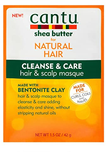 Cantu Natural Hair Clarify & Renew Hair Scalp Masque 1.5 Ounce / 1 Pack