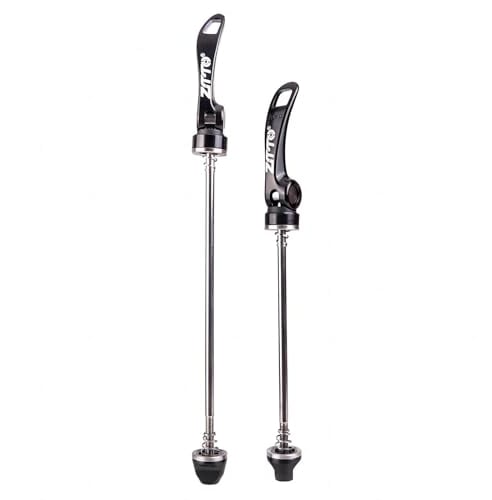 Mimoke Schnellspanner, Fahrrad Schnellspanner Vorderrad und Hinterradnabe Aluminium Legierung für Rennrad und Mountainbike MTB (Schwarz)