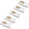 vhbw 50x sacs compatible avec Nilfisk Extreme X100, Extreme X110, Extreme X150, Extreme X150 Parquet aspirateur - microfibres non tissées, blanc