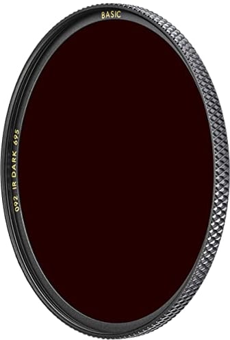B+W Infrarotfilter dunkelrot 092 Basic 58mm, Black (1102763)