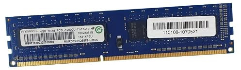 Ramaxel 4 GB RAM DDR3 PC3L-12800U RMR5030KQ68F9F-1600 03T6566 DIMM PC Escritorio