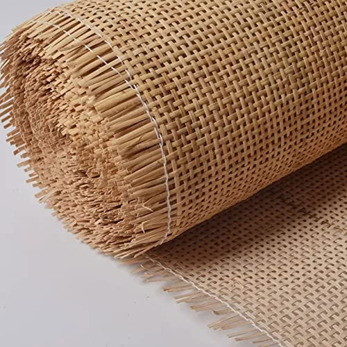 60cm de Large, Rotin pour Cannage, Rouleau de Cannage, Canne pré-tissée Tissu en Rotin à Maille Ouverte, Sangle de Canne en Rotin Naturel, Cannage Rouleau pour Chaise, Meuble(50x100cm)