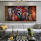 Zhaoyang Art Berühmte Gemälde Wandkunstdrucke Jorge Gonzalez Camarena Wandbild Liberacion Bilder für Wohnzimmer Cuadros Dekoration 33x70in/85x180cm Goldener Rahmen