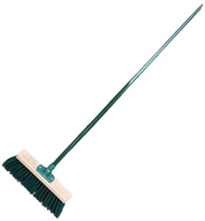 Synx Tools Besen Grün - Straßenbesen/Außenbesen - Besen mit Stahl 117 cm - Außenbesen - Vegger - Reinigung