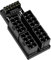chenyang ATX 8Pin 4 Port zu 12VHPWR ATX3.0 PCI-E 5.0 16Pin Power Modular Adapter 90 Grad nach unten gewinkelt