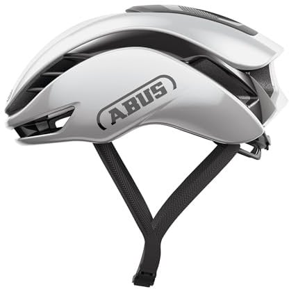 ABUS Rennradhelm GameChanger 2.0 - High Performance Aerohelm mit optimierter Aerodynamik und Belüftung - für Damen und Herren - Größe L, Silber