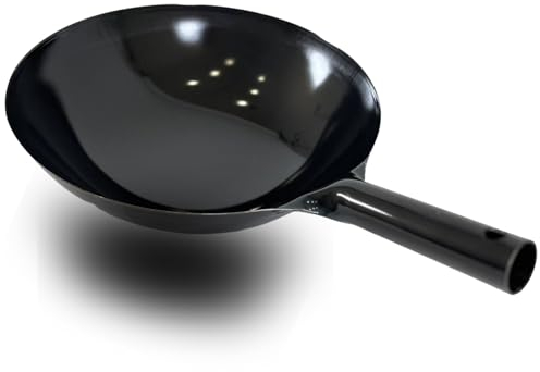 UPB Japan Kanda Iron Beijing Wok - Lightweight and Durable - Perfect for Authentic Japanese Cooking - 11.8 inch 30cm