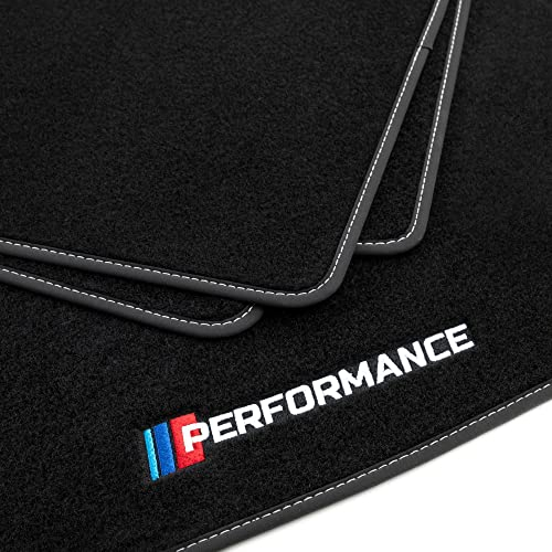PERFORMANCE Personalisierte Velours-Fußmatten für BMW Z4 E89 2009-2019 - Personalisierte, Matt, Weiß - halten Sie Ihr Auto sauber und komfortabel mit unseren Fußmatten
