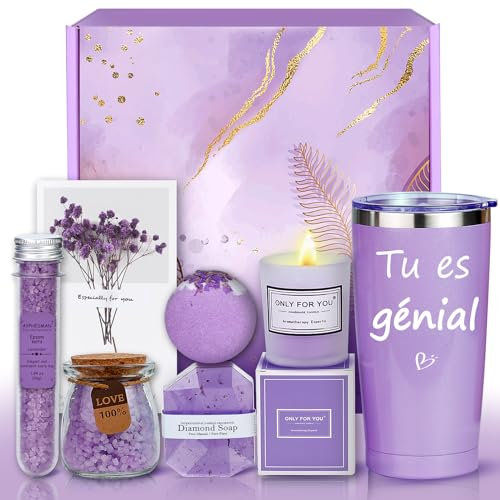 Cadeau Femme, Cadeau Anniversaire Femme, Sac Boite Cadeau Fete des Meres Maman Mamie, Idee Cadeau Femme Invites Mariage Saint Valentin Noel Soeur Rigolo Grand Mere Coffret Cadeau Personnalisé Femme