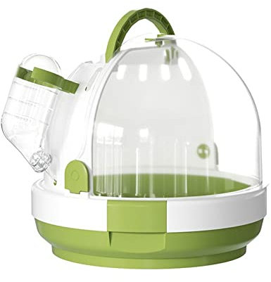 SueaLe Portable Clear Clear Bird Parrot Transport Cage Window Collapsible Carrier Bag Breathable Bird Carrier Travel Bag