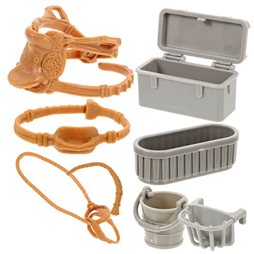 TOYANDONA Miniatur Bauernhof Layout Zubehör Für Junge Mädchen Exquisit Verarbeitete Bauernhof-Dekorationen Aus Hochwertigem Und Sicheren Langlebig Und Formstabil Für DIY-spielbauernhof-bausä