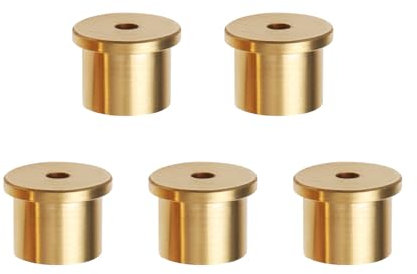 Be In Your Mind 5pcs Golf Club Weight Head Brass Shaft Tip Weights Weight Head Accessories Suitable for Steel Wood Steel Iron Shafts (2g)