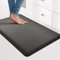 Art3d 1,2 cm Anti-Ermüdungsmatte Komfortmatte gepolsterte Küchenmatte rutschfestes Schaumstoff-Komfortkissen für Stehpult Büro oder Garageboden 71 x 44 cm Schwarz