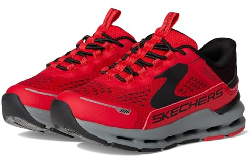 Skechers Glide-Step Plus Vista-Lane, Children's Trainers, Red Black, 11.5 UK Child