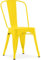 Iconik Interior Tolix Style Chaise de Salle à Manger - Design Industriel - Acier - Nouvelle édition - Stylix Jaune