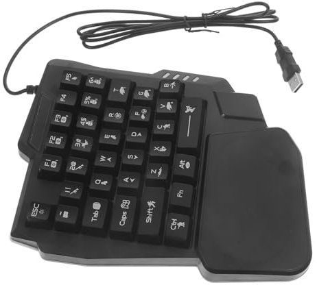 Veemoon Gaming Retroiluminado de Teclas Mecánico de Computadora Entretenimiento Casa y Estudiantes