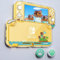 Custodia protettiva antigraffio rigida trasparente antiurto per controller Joy-Con Animal Crossing, compatibile con Nintendo Switch Lite