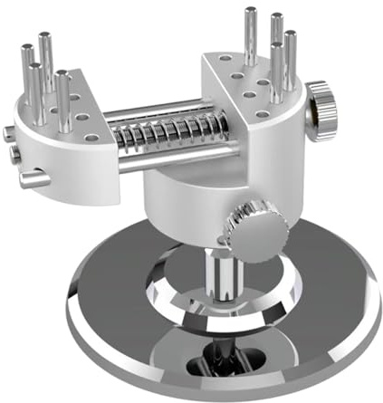 F Fityle Mini Bench Vise 360° Rotating Precision Table Top Clamp Angle Adjustable for Jewelry Making Hobby DIY Projects Multipurpose