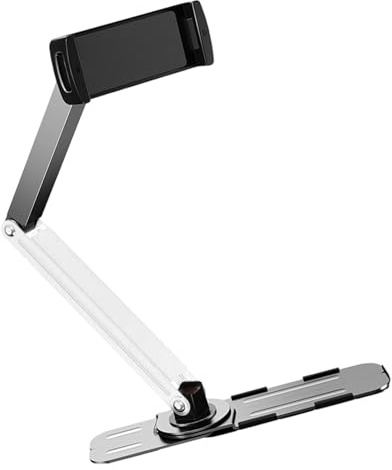 Shurhome Telefon/Tablet, Kompatibilität mit Mehreren Geräten, einfache für die Schreibtischwand, schnelle Einrichtung, Telefon/Tablet, Ständer mit Mehreren Winkeln, Metall