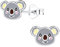 Bungsa Kinder-Ohrstecker Koala aus .925 Sterling Silber