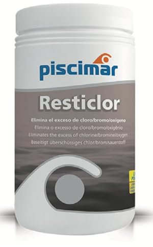 Piscimar PM-607 Resticlor: Reductor de Cloro, bromo o peróxido de hidrógeno. Bote 1 Kg.