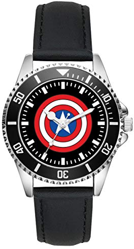 KIESENBERG Captain America Geschenk Artikel Idee Fan Uhr L-1663