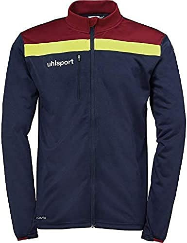 uhlsport Offense 23 Poly Jacket Veste en Polyester pour Homme L Multicolore (Azul Marino/Burdeos/Amari)