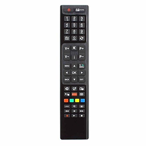 Replacement Remote Control Compatible for JVC LT-40C755 Smart 40 LED TV with Built-in DVD Player
