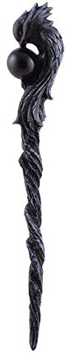 Vogler 837-1184 magischer Zauberstab Black Phönix Magier Merlin Hexen