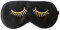 Schlafmaske aus Seide mit verstellbarem Band, bequem und super weich, Augenmaske, ultimative Schlafhilfe, Augenbinde, Schwarz, Motiv 5