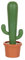 balvi Geschirrspülbürste Cactus Farbe Grün Bürste in Form eines Kaktus und Halterung in Form eines Bl