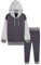 CityComfort Jogginganzug Kinder Jungen, Jogginghose Jungen und Hoodie Jungen Set, Gaming Trainingsanzug Kinder Jungen, 110-176 (4-5 Jahre, Grau)