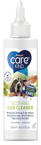 CAREKIND Dog Ear Cleaner Dog Ear Cleaner Solution 200ml - Stop Head Shaking, Itchy & Waxy Ears - Vet Recommended Dog Ear Drops, Naturally Derived, Non-Toxic Soothing Ear Cleaner Dog