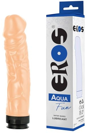 EROS AQUA FUN DILDO mit Gleitmittel auf Wasserbasis (300 ml)