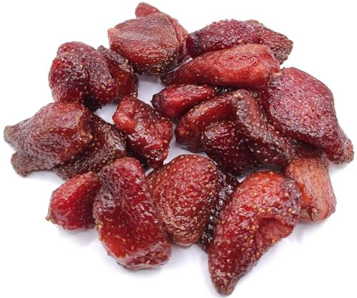 Fraises Osmotiques Séchées Sans Sucre 40g - 1,95kg Classe A (220 grammes)