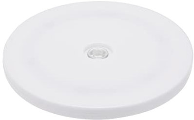 sourcing map 6inch Rotating Swivel Stand with Steel Ball Bearings Lazy Susan Base Turntable for Kitchen Corner Cabinets, White